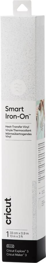 CRICUT Smart Iron-On 33x91cm – Wit met glitters (1 vel)