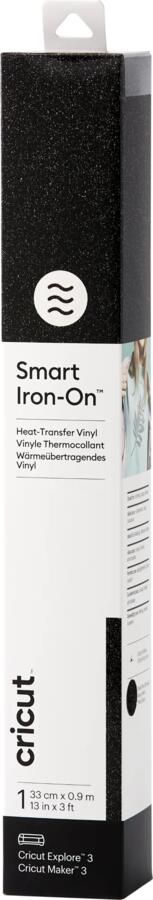 CRICUT Smart Iron-On 33x91cm – Zwart met glitters (1 vel)