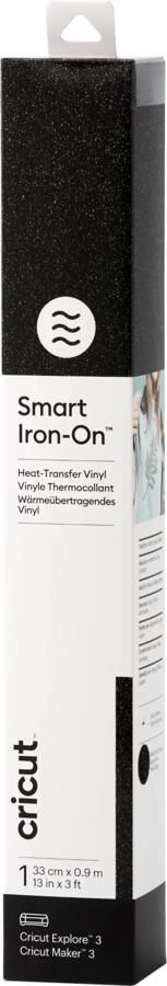 CRICUT Smart Iron-On 33x91cm – Zwart met glitters (1 vel)