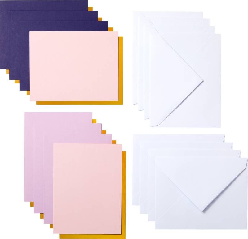 Cricut Cut-Away Cards Rain A2 (10 8 cm x 14 cm) 8-pack