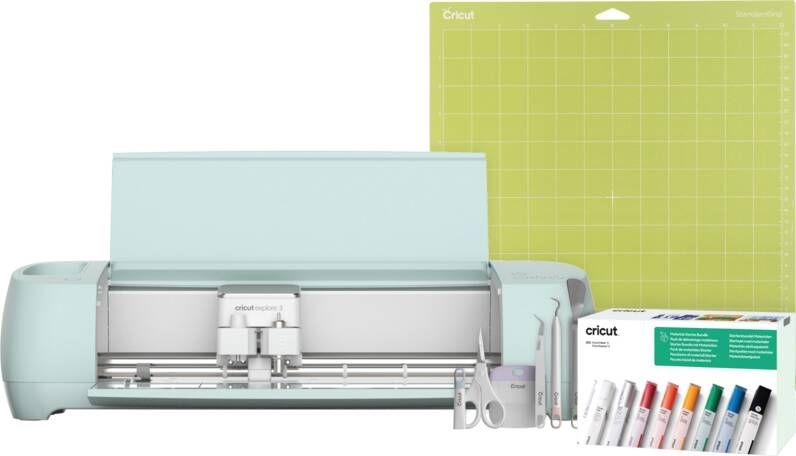 Cricut Explore 3 + Startersbundel + Toolset + Snijmat