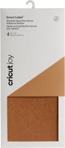 Cricut Joy Smart Labels Kraft Brown 14 cm x 30 cm 4-pack
