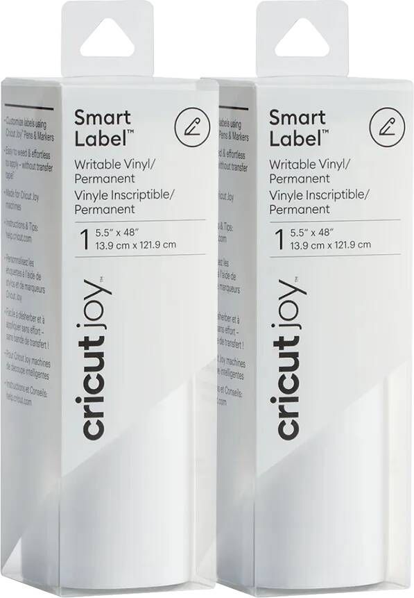 Cricut Joy Smart Schrijfbare Labels 14x122 Wit 2-Pack