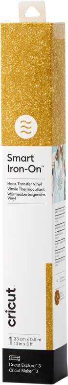 CRICUT Smart Iron-on 33x91cm 1 sheet (Glitter Gold)