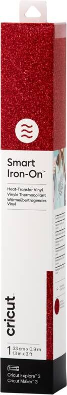 CRICUT Smart Iron-on 33x91cm 1 sheet (Glitter Red)