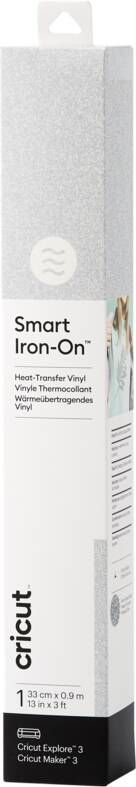 CRICUT Smart Iron-on 33x91cm 1 sheet (Glitter Silver)