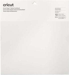 CRICUT Smart Sticker Cardstock 33x33cm 10 sheets (White)