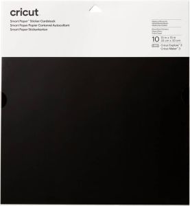 CRICUT Smart Sticker Cardstock 33x33cm 10 sheets (Black)