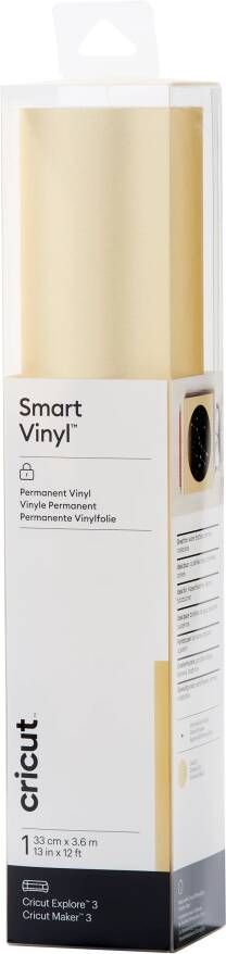 CRICUT Smart Vinyl Permanent 33x366cm – Goud met gloed (1 vel)