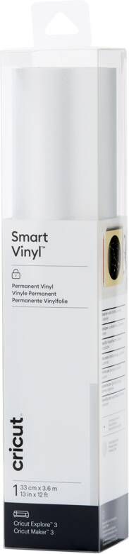 CRICUT Smart Vinyl Permanent 33x366cm 1 sheet (Shimmer Silver)