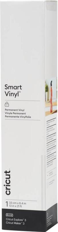 Merk_cricut Cricut Vinyl Folie Smart Vinyl Permanent 33x640cm Wit