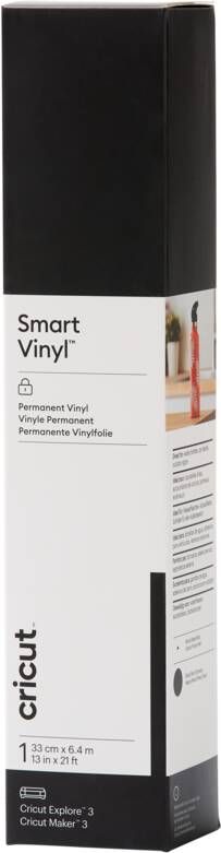 Merk_cricut Cricut Vinyl Folie Smart Vinyl Permanent 33x640cm Zwart