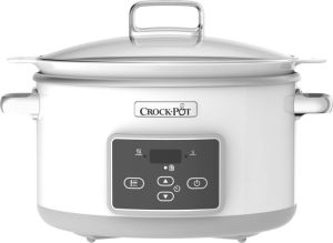 Crock Pot Slow Cooker Sauté Duraceremic 5l Wit Cr026x Crockpot