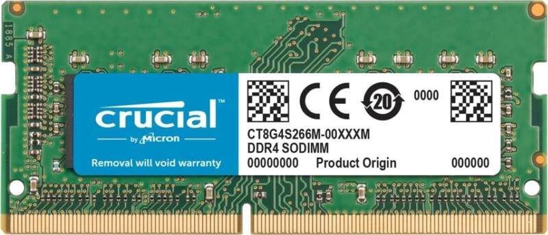 Crucial 32GB 3200MHz DDR4 SODIMM (1x32GB)