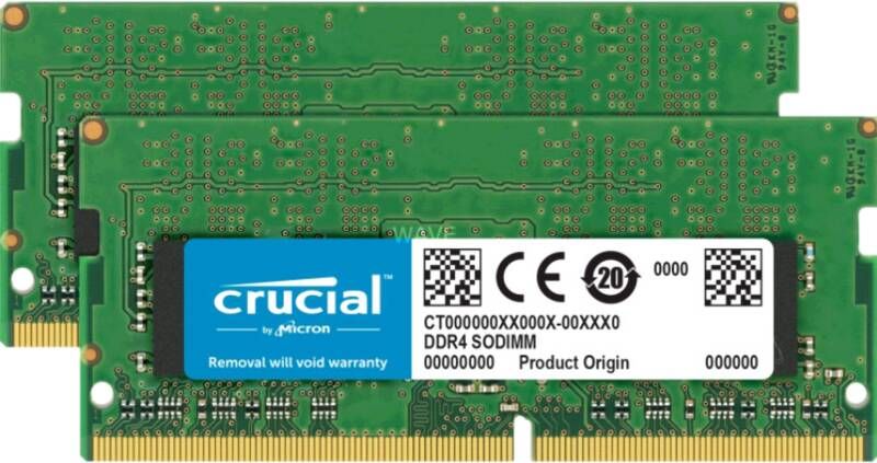 Crucial Apple 32GB DDR4 SODIMM 2400 MHz Kit (2x16GB)