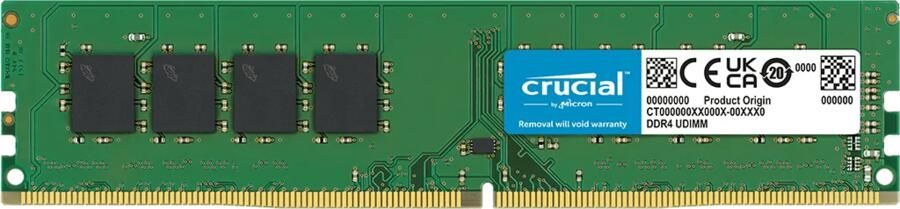 Crucial 16GB DDR4-3200 CT16G4DFRA32A | Geheugenmodules | 0649528903624