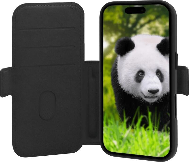 Dbramante1928 Lynge iPhone 17 Pro Book Case Leer met MagSafe Zwart