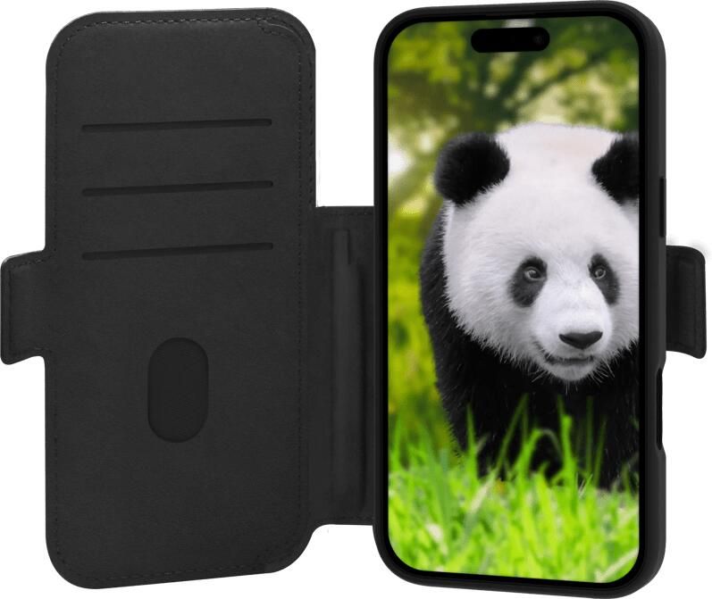 Dbramante1928 Lynge iPhone 17 Pro Max Book Case Leer met MagSafe Zwart