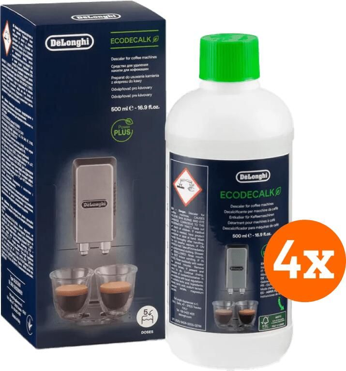 Delonghi De'Longhi EcoDecalk Ontkalker 4 x 500 ml