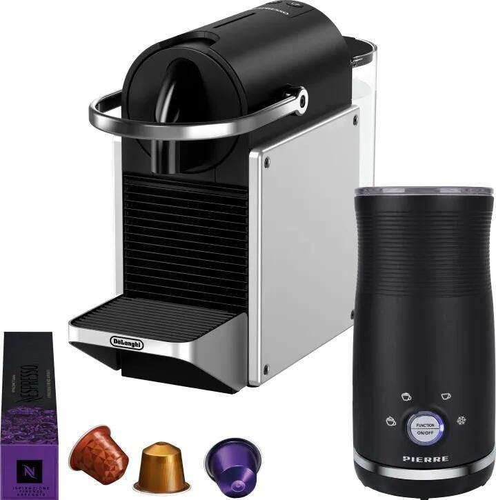 Delonghi De'Longhi Nespresso Pixie EN127.S + Pierre Melkopschuimer