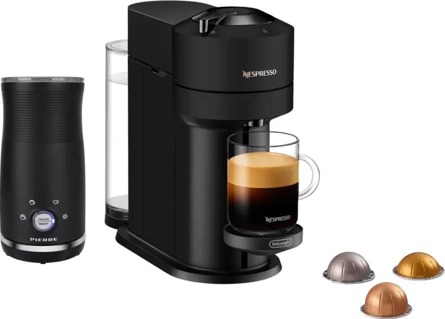 Delonghi De'Longhi Nespresso Vertuo Next ENV120.BM + Pierre Melkopschuimer