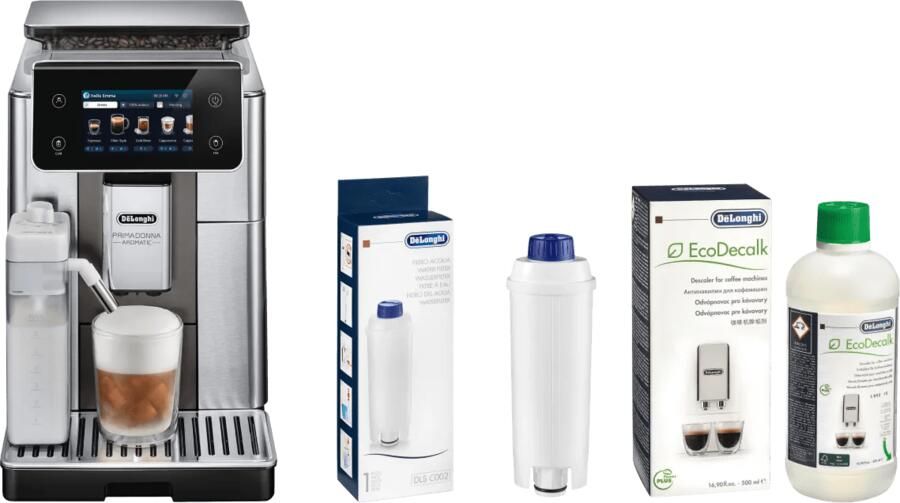Delonghi De'Longhi PrimaDonna Aromatic ECAM630.75. + Onderhoudspakket
