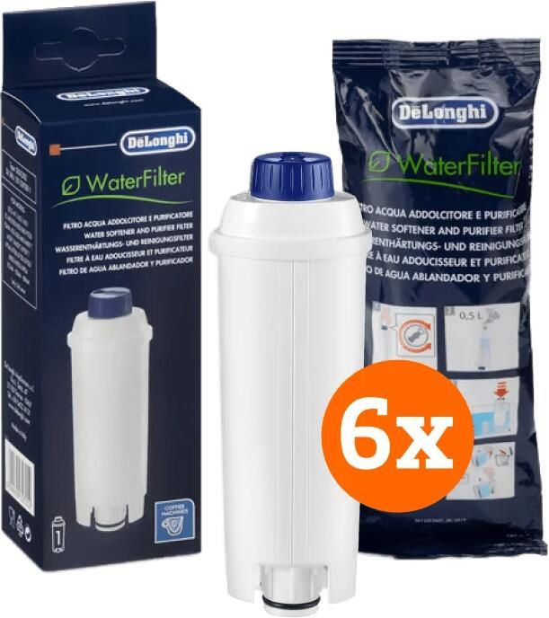 Delonghi De'Longhi Waterfilter 6 stuks