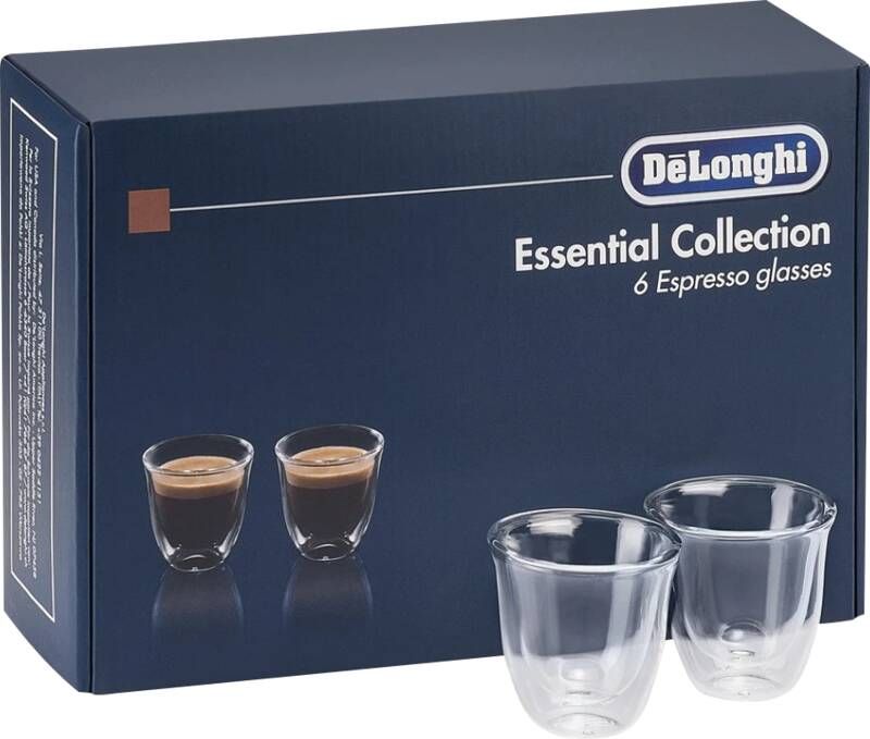 De'Longhi Espressoglaasjes Essential collection Delonghi