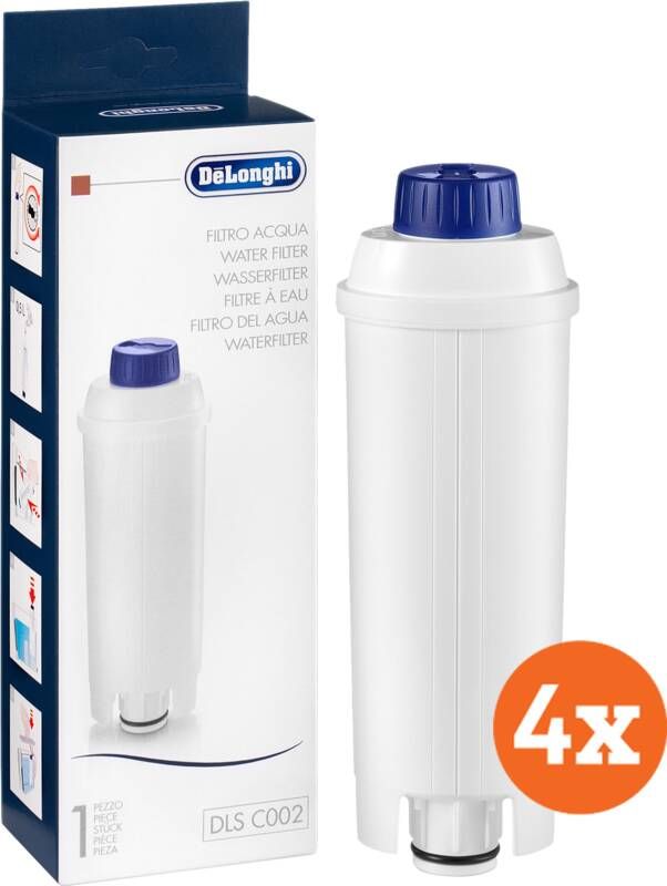 DeLonghi De'Longhi Waterfilter 4 stuks