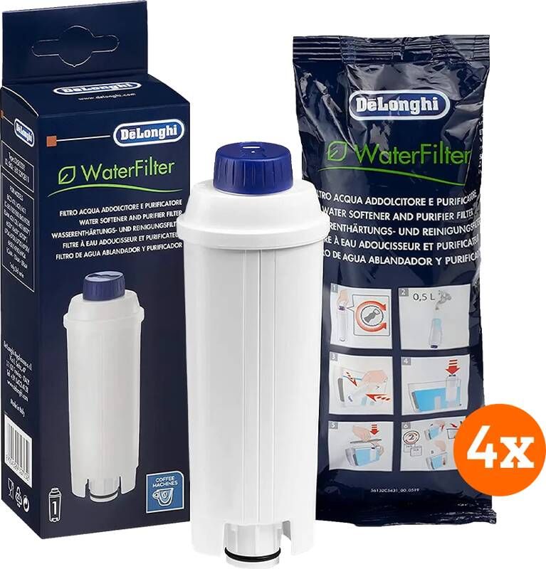Delonghi De'Longhi Waterfilter 4 stuks