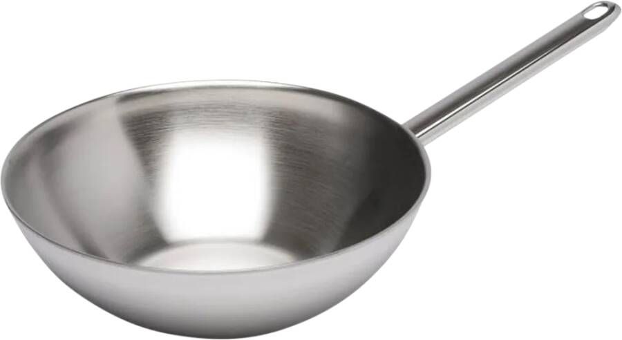 Demeyere Wok 26 cm vlakke bodem | Potten&Pannen | Keuken&Koken Keukengerei | 52926