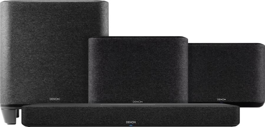 Denon Home Soundbar 550 + Home 250 Duopack Zwart + Home Subwoofer