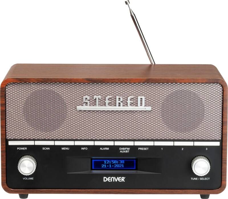 Denver DAB+ FM Radio DAB-36 | Radio s | Beeld&Geluid Audio | DAB-36