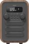 Denver DAB Radio met Bluetooth Digitale Radio 40 voorkeuzezenders DAB+ FM Radio DAB48 Hout Grijs - Thumbnail 1