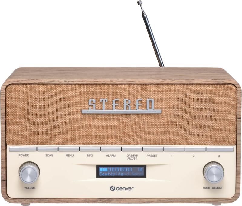 Denver Digitale radio DAB-36 geïntegreerde dab+ en fm-tuner bluetooth