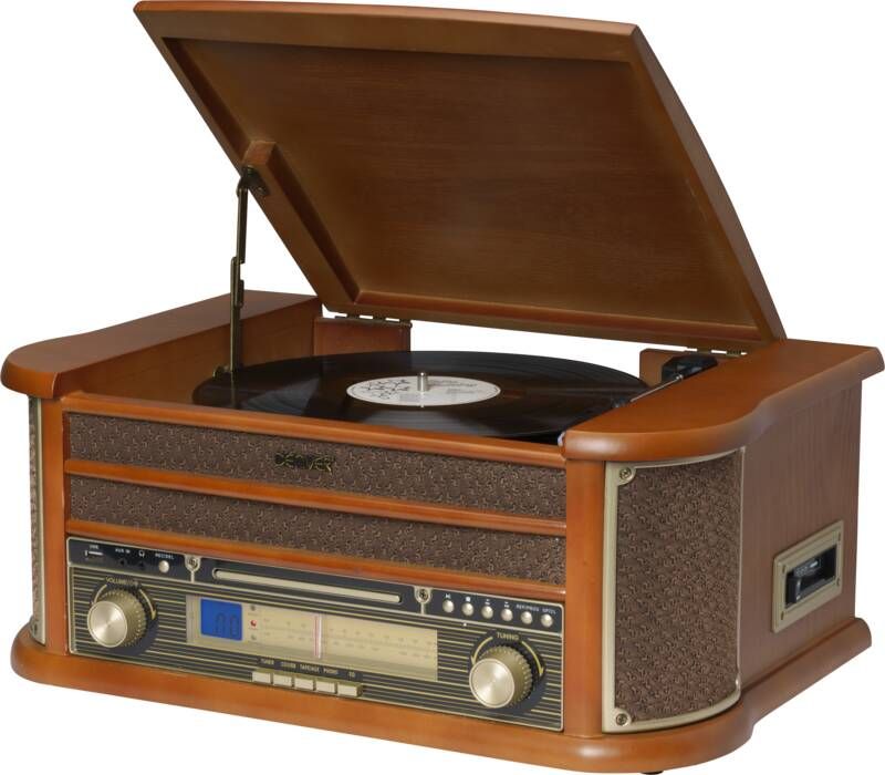 Denver MCR-50 Retro Wood Music Center | Hifi componenten | Beeld&Geluid Audio | MCR-50