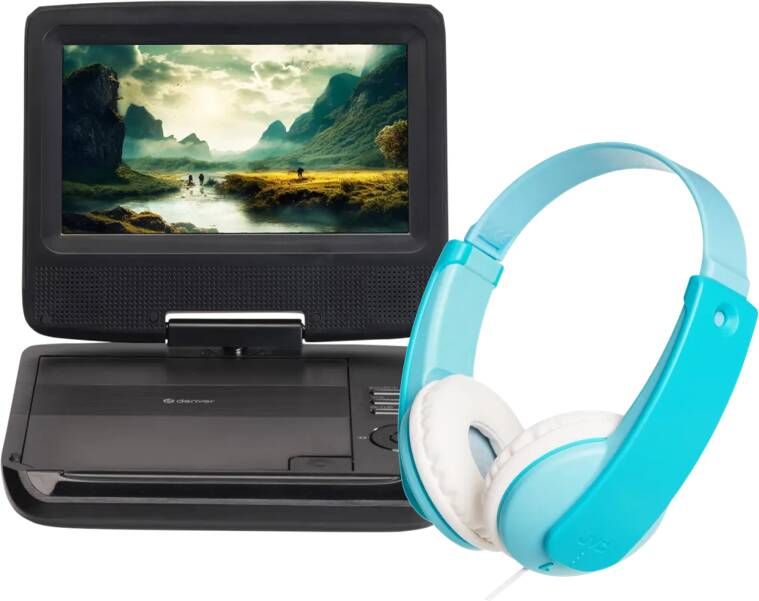 Denver MT 792 + JVC HA-KD7 Blauw