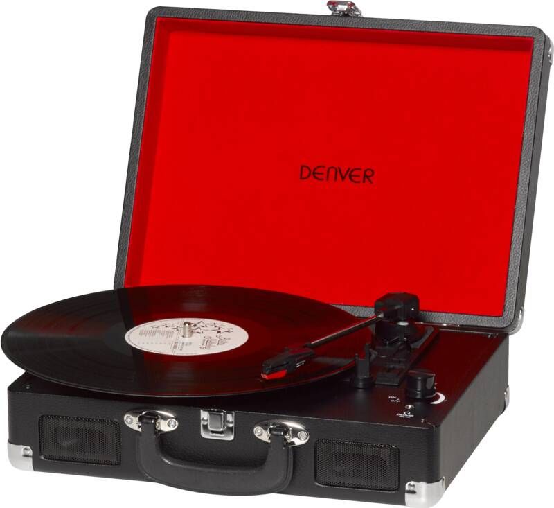 Denver USB Turntable VPL-120 Black | Hifi componenten | Beeld&Geluid Audio | VPL-120BLACK