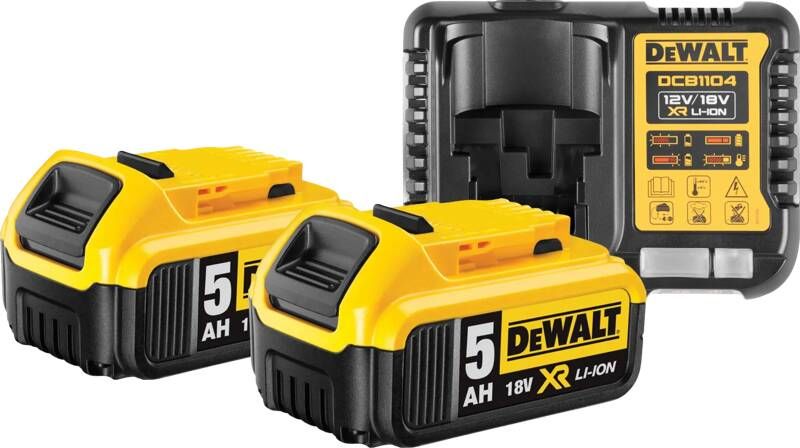 Dewalt DCB184-XJ 18V 5 0 Ah Accu (2x) + XR Multivoltage