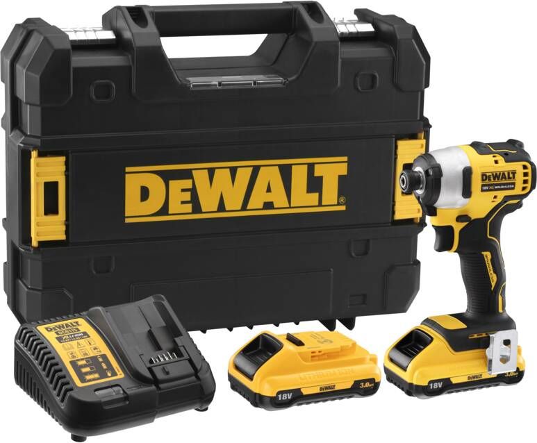 DeWalt DCF809L2T Accu Slagschroevendraaier 190Nm 18V XR 3.0Ah in TSTAK