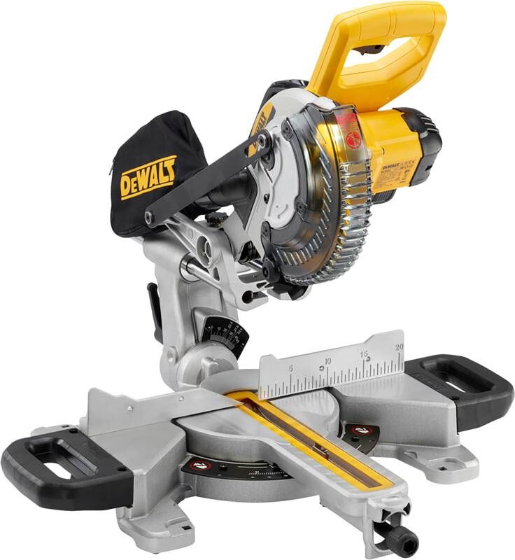 DeWalt DCS365N 18V Li-Ion Accu telescopische afkort- en verstekzaagmachine body 184 x 16mm