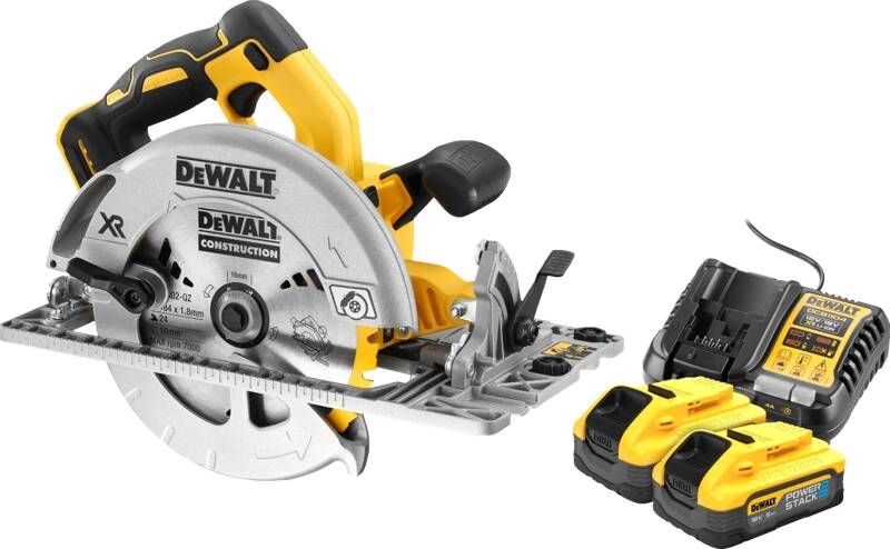 Dewalt DCS572NT-XJ 5 0 Ah POWERSTACK Accu (2x) Starterspakket