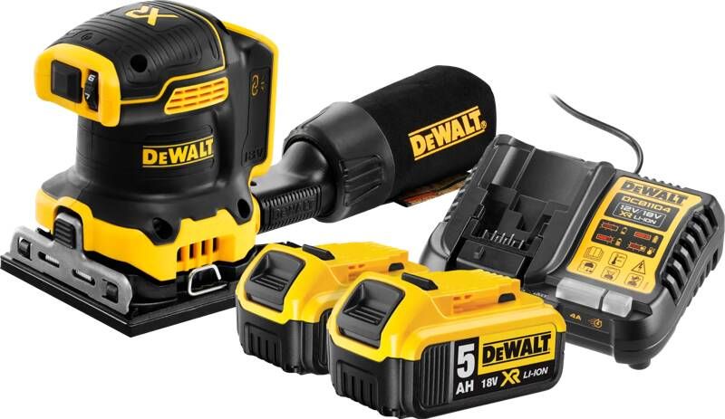 Dewalt DCW200NT-XJ 5 0 Ah Accu (2x) Starterspakket