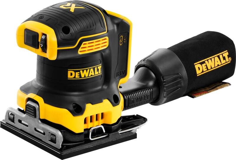 DeWalt DCW200NT 18V Li-Ion accu vlakschuurmachine body in TSTAK 140 x 115mm koolborstelloos zonder accu lader