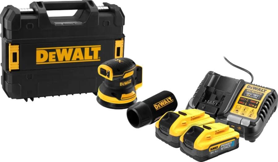 Dewalt DCW210NT-XJ 5 0 Ah POWERSTACK Accu (2x) Starterspakket