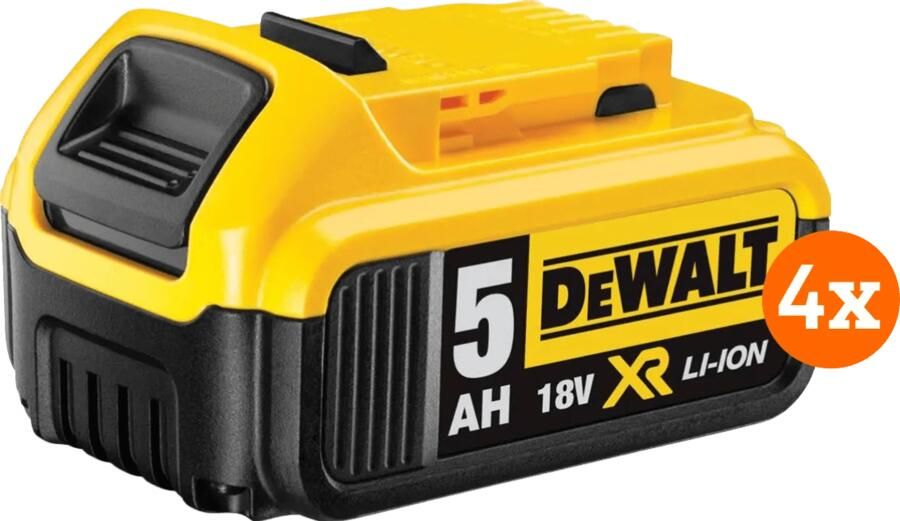 Dewalt DCB184-XJ 18V 5 0 Ah Accu 4-pack