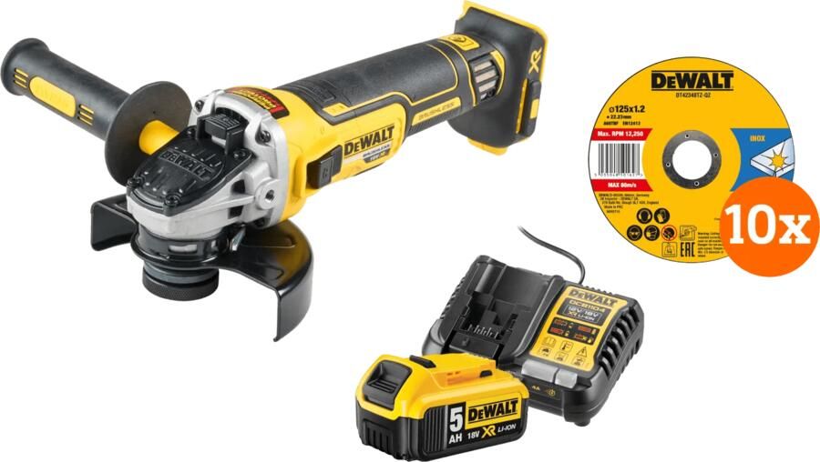 Dewalt DCG405NT-XJ 5 0 Ah Accu Compleet Pakket