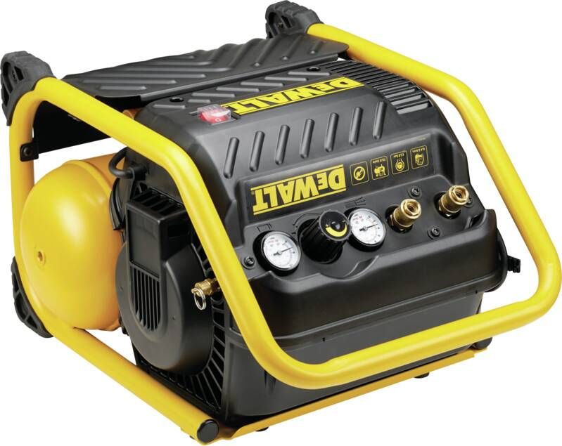 Dewalt Compressor Dpc10qtc 10 Liter + 10m1 Slang Olievrij