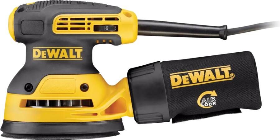 DeWalt DWE6423-QS280W Excentrische Schuurmachine- 280 W Ø 125 mm schuuroppervlak