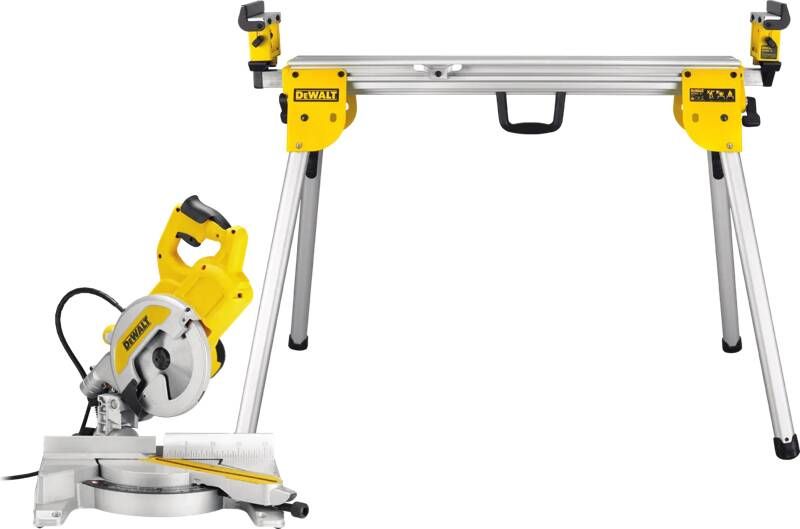 Dewalt DWS777-QS + Onderstel